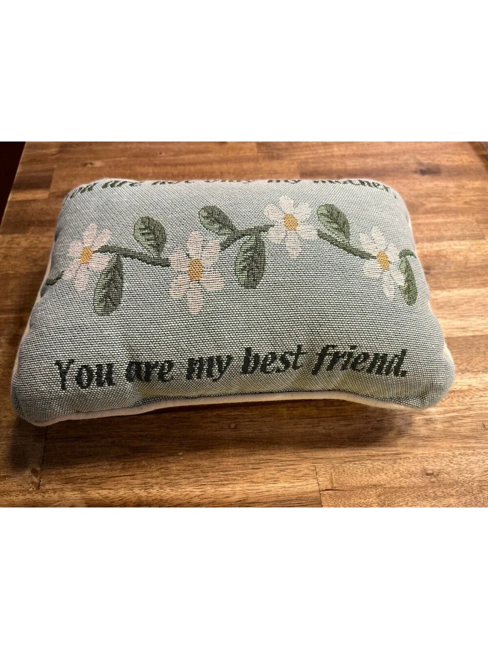 Vintage MOTHER Tapestry Throw Pillow Floral Gift Mom